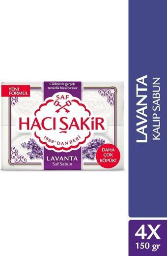 Hacı Şakir Lavanta Saf Kalıp Sabun 4X150 Gr