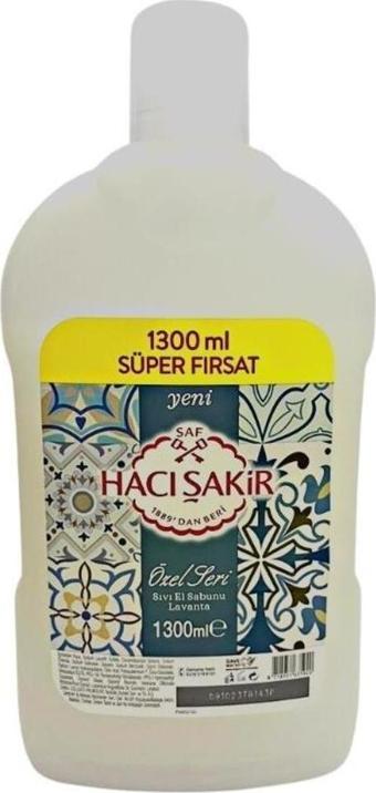 Hacı Şakir Sıvı Sabun Lavanta 1300 Ml