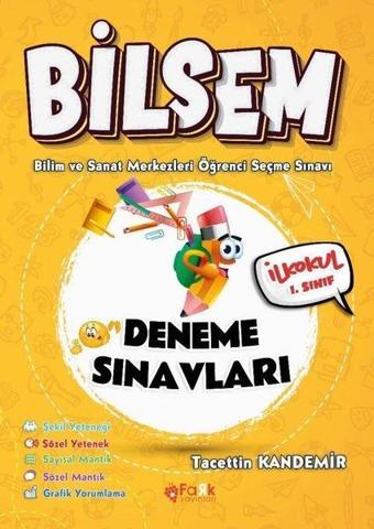 Bilsem İlkokul 1. Sınıf Deneme Sınavları - Bilim ve Sanat Merkezleri Öğrenci Seçme Sınavı - Tacettin Kandemir - Fark Yayınevi