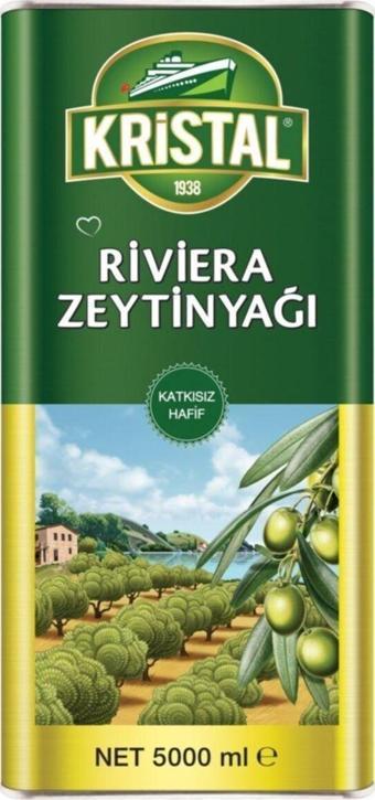 Kristal Riviera Zeytinyağı Teneke 5 L