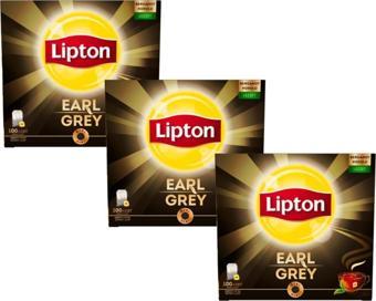 Lipton Earl Grey Bardak Poşet Çay 100'Lü X 3 Adet