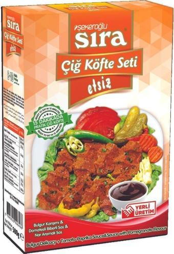 Şekeroğlu Sıra Etsiz Çiğ Köfte Seti