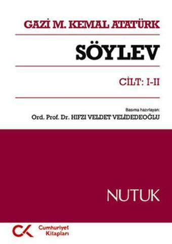 Söylev Cilt: 1-2 - Hıfzı Veldet Velidedeoğlu - Cumhuriyet Kitapları