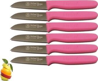 Sürbisa Sürmene Sürbısa 061007 Meyve Bıçağı 6 Lı Set Pembe