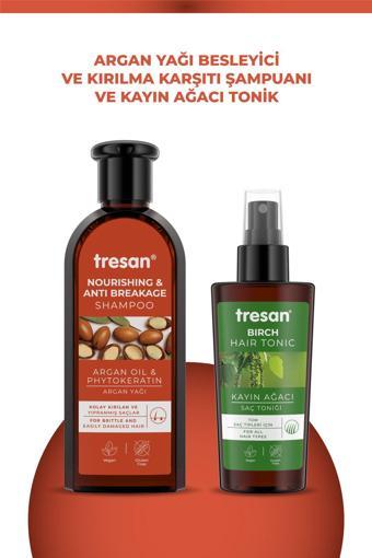 Tresan Argan Yağı Besleyici Ve Kırılma Karşıtı Bakım Şampuanı 300 Ml K.Ağacı Özlü Saç Toniği