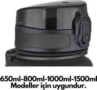 Uzspace 650ml-800ml-1000ml-1500ml Için Siyah Yedek Kapak