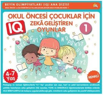 4-7 Yaş Okul Öncesi Çocuklar İçin Zeka Geliştiren Oyunlar 1 - Kolektif  - Ekinoks