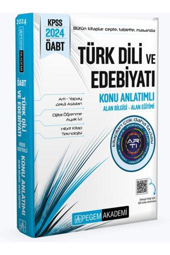 Pegem Akademi Yayıncılık 2024 KPSS ÖABT Türk Dili ve Edebiyat Konu Anlatımlı Güncel - Pegem Akademi Yayıncılık