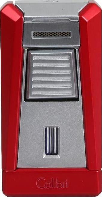 Colibri Stealth Tek Torch Pürmüz 1 Kırmızı-Gümüş Puro Çakmağı
