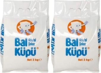 Bal Küpü Balküpü Kristal Toz Şeker 3 Kg 2 Adet