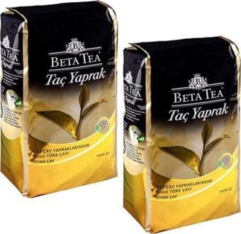 Beta Tea Beta Taç Yaprak Türk Çayı 1000 Gr X 2 Adet