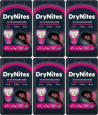 Huggies Drynites Kız Gece Emici Külodu 4-7 Yaş 60 Adet