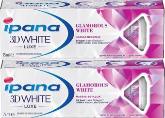 İpana 3D White Luxe Glamorous White Hassas Beyazlık 75 Ml X 2 Adet