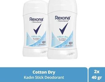 Rexona Motion Sense Kadın Stick Deodorant Cotton Dry 48 Saat Koruma 40 G X 2 Adet