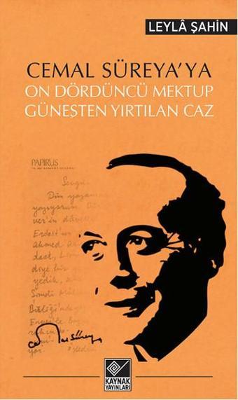 Cemal Süreya'ya On Dördüncü Mektup Güneşten Yırtılan Caz - Leyla Şahin - Kaynak Yayınları