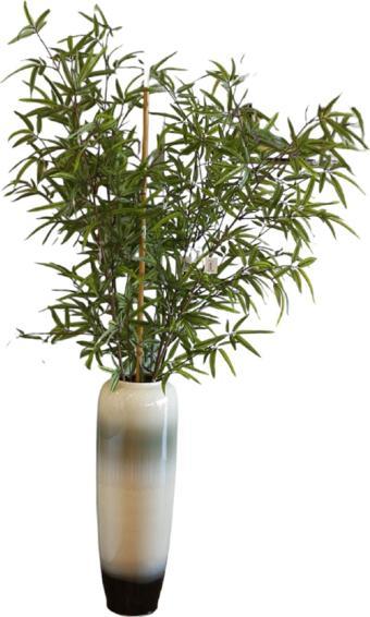 T.Concept Dekoratif, Yapay Bambu Ağaç Yaprağı 200 cm Yeşil Renk