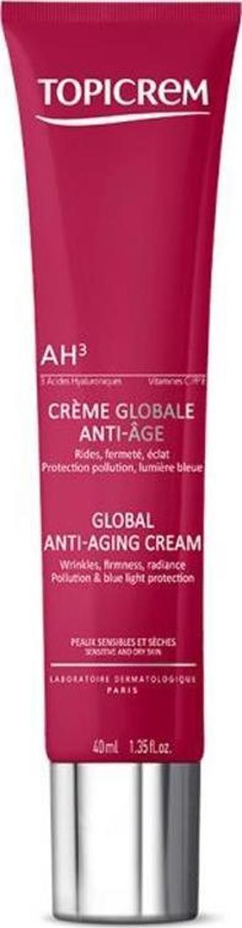 Topicrem AH3 Global Anti Aging Cream Yaşlanma Karşıtı Krem 40 ml