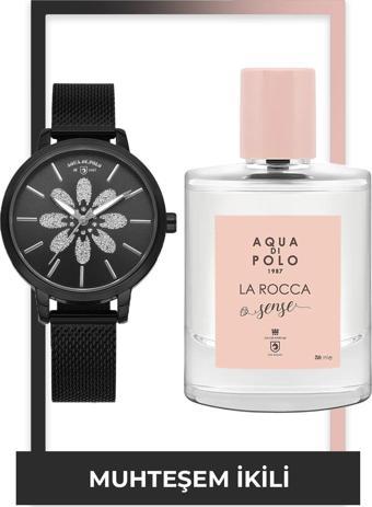 Aqua Di Polo 1987 İkili Kadın Saat & Parfüm Seti Stcc021249