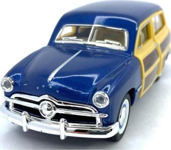 Kinsmart 1949 Ford Woody Wagon Çek Bırak 5İnch. Lisanslı Model Araba Oyuncak Araba 1:40