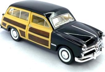 Kinsmart 1949 Ford Woody Wagon Çek Bırak 5İnch. Lisanslı Model Araba Oyuncak Araba 1:40