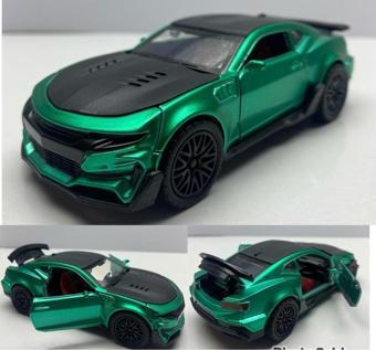 Oyuncak Store Diecast Chevrolet Camaro Metal Oyuncak (Demir) Araba 10 Cm Çek Bırak Model Araç Bagaj - Kapı Açılır