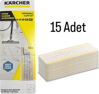 Karcher Sc Serisi Için Tek Kullanımlık 15 Adet Bez Sc1 Sc2 Sc3 Sc4 Sc5 Tüm Easyfix Ve Delüx Modeller