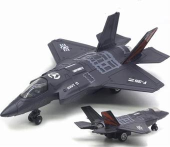 Oyuncak Store Metal Sesli Işıklı Savaş Uçağı Modeli F-35 Oyuncak