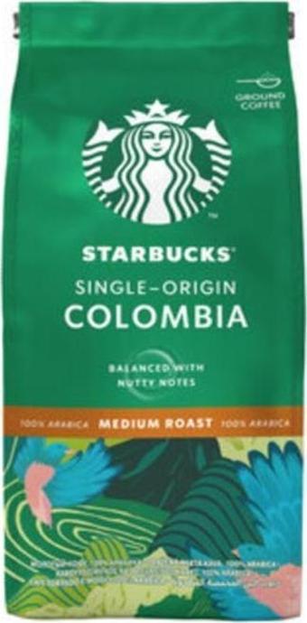 Starbucks Colombia Öğütülmüş Kahve 200 gr