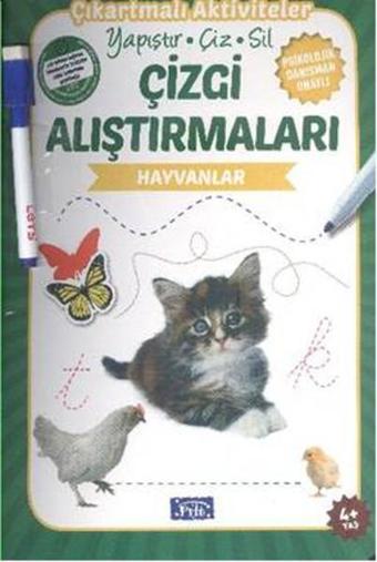 Çizgi Alıştırmaları - Hayvanlar - Ülkü Unsu - Parıltı Yayınları