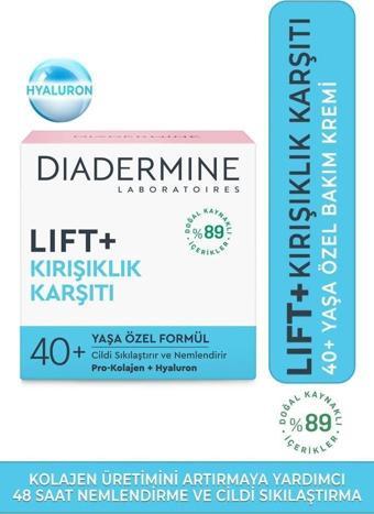 Diadermine Lift+Kırışıklık Karşıtı +40 Yaş Özel Formül 50 ml