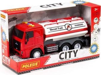 Polesie 96296 City-2 Sürtmeli V2 Tanker Işıklı Ve Sesli Kırmızı Kabin Kutuda