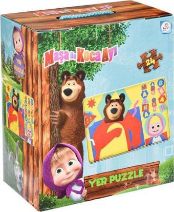 Utku Oyuncak Ms7846 Maşa İle Koca Ayı Yer Puzzle -Laço Kids -Reilatoys