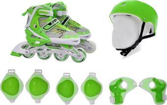 Xslide Inline Paten Set-YEŞİL