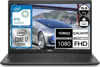 Dell Latitude 3520 N028L352025EMEA_U I7-1165G7 16GB 512SSD 15.6" Fullhd Freedos Taşınabilir Bilgisayar