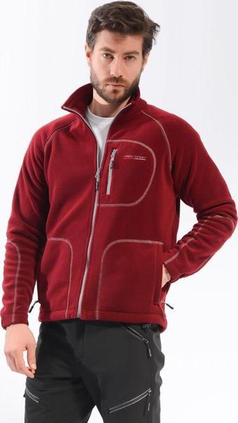 FreeCamp Man Full Zipper Fleece Polar-BORDO