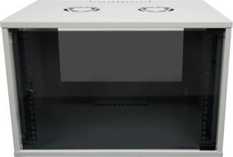 12U 545x400 Mm Duvar Tipi Soho Rack Kabinet Gri 2 Yıl Üretici Garantili