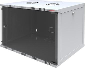 6U 540x400 mm Eko Serisi Yan Panelli Tek Gövdeli Duvar Tipi Kabinet Gri 2 Yıl Üretici Garantili