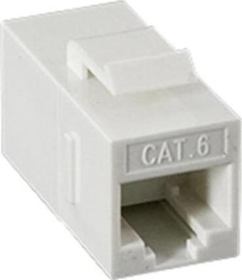 Cat6 Utp Rj45 Keystone Jack Inline Coupler Korumasız 2 Yıl Garantili 5 Adet