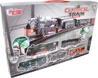 Vardem Kutulu 26 Parça Işıklı Ve Sesli Classic Model Tren Set