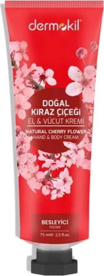 Dermokil Kiraz Çiçeği El Ve Vücut Kremi 75 Ml