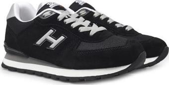 HAMMER JACK 19250 HAKİKİ DERİ SİYAH-GRİ COMFORT CASUAL SPOR AYAKKABI