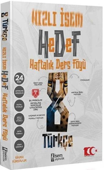 8. Sınıf Hızlı İsem Türkçe Hedef Haftalık Ders Föyü - İsem Yayıncılık