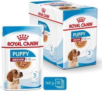 Royal Canin Medium Puppy Yaş Maması 10 x 140 gr