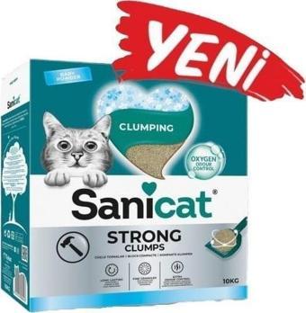 Sanicat Oksijen Koku Kontrolü Strong Clumping Kedi Kumu 10 kg