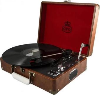 GPO Attache Case Vintage Brown Retro Pikap Kahverengi