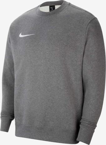 Nike M Nk Flc Park20 Crew CW6902-071 Erkek Gri Sweatshirt