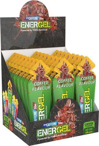 Torq Nutrition ENERGEL Caffeine Enerji ve Performans Jeli 40 Gr 24 Adet - Kahve