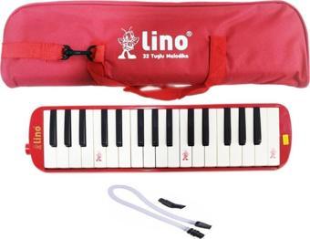Lino LİNO MELODİKA 32 TUŞLU BEZ ÇANTA KIRMIZI LN32KS