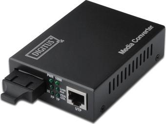 Digitus Media/Rate Converter, 10/100Base-TX - 100Base-FX (Singlemode 20 km, SC)