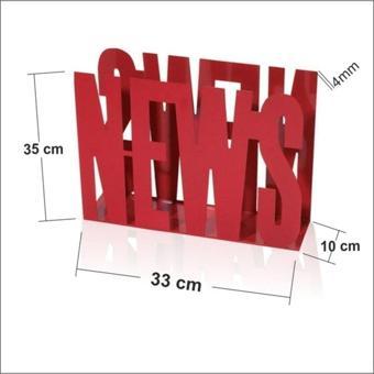 M3Decorium 33X35Cm News Yazılı Gazetelik Broşürlük Dergilik Posta Kutusu